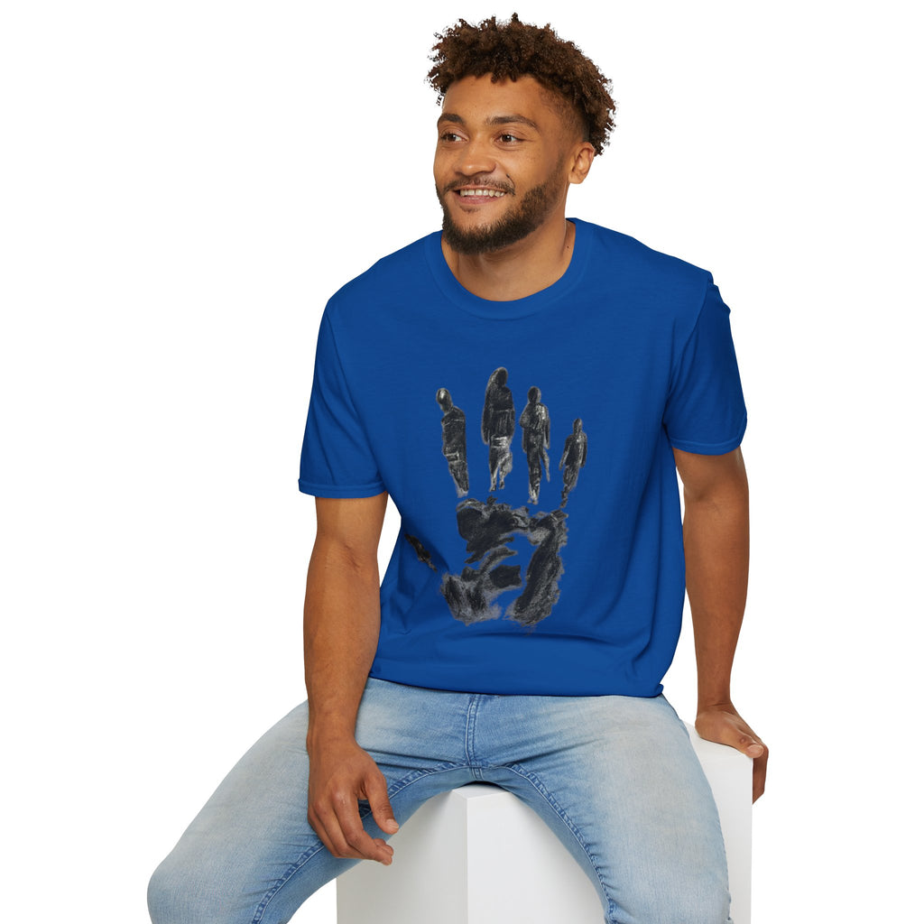 Abstract Handprint Silhouette T-Shirt