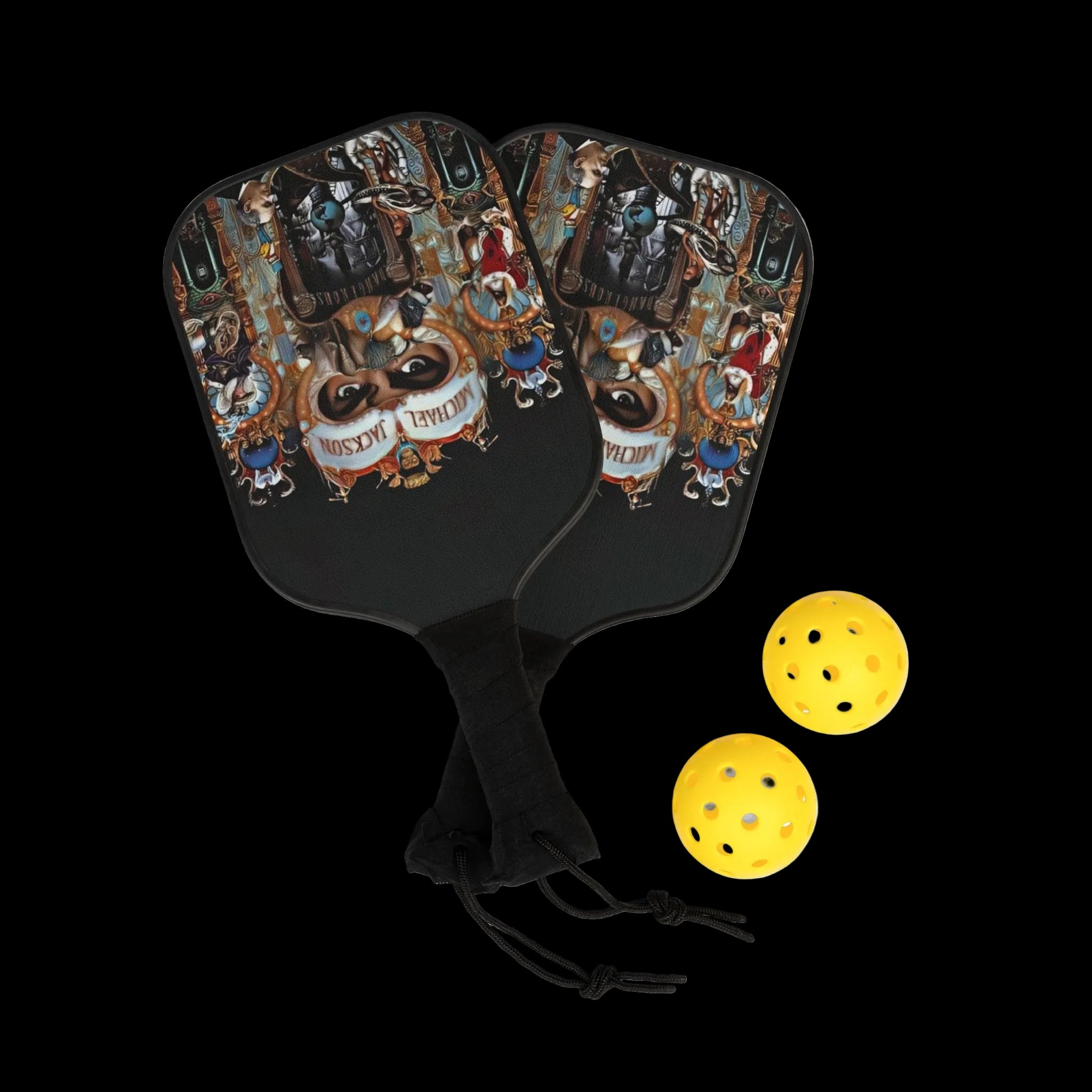 Michael Jackson Pickleball Paddles Set