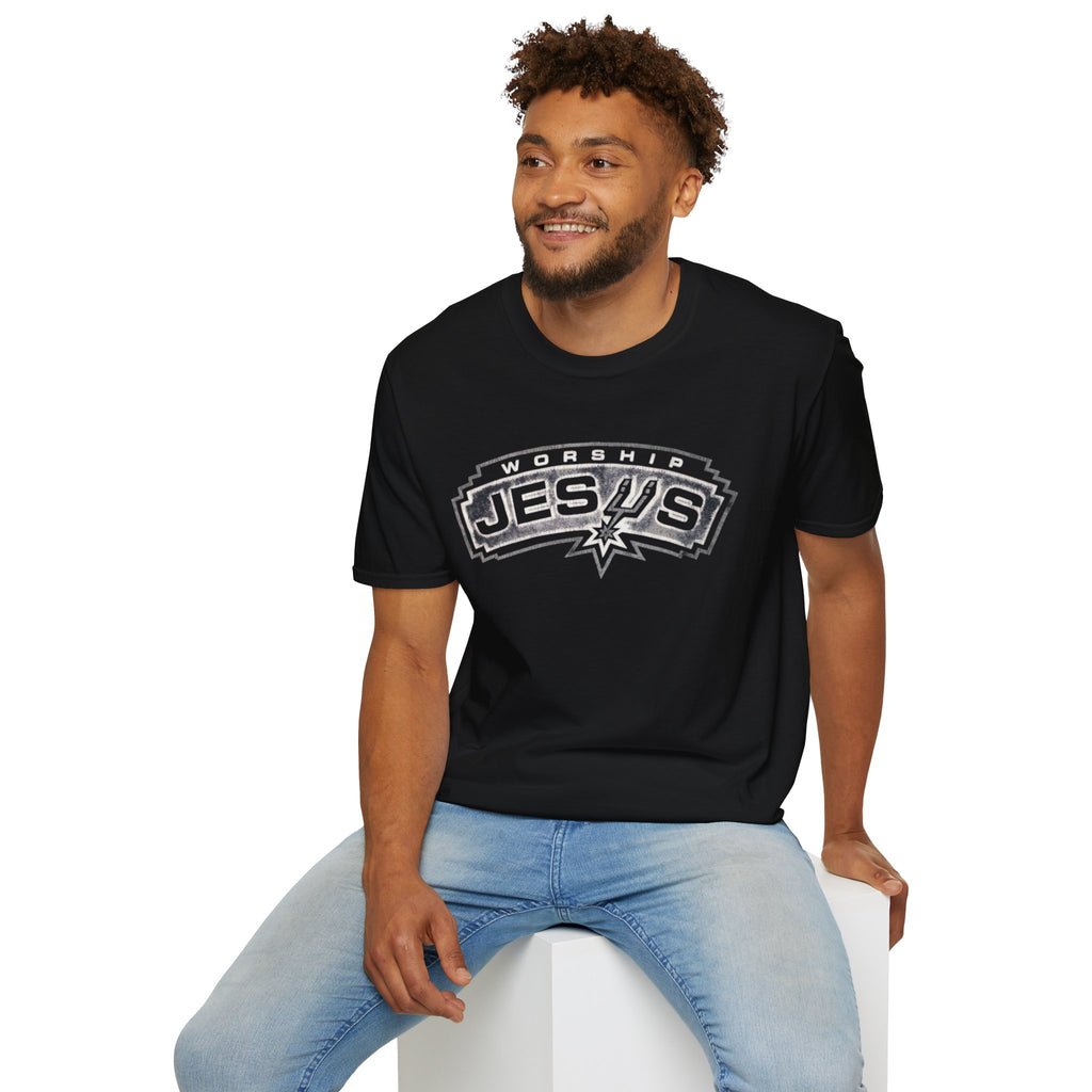 Spurs Worship Jesus T-Shirt