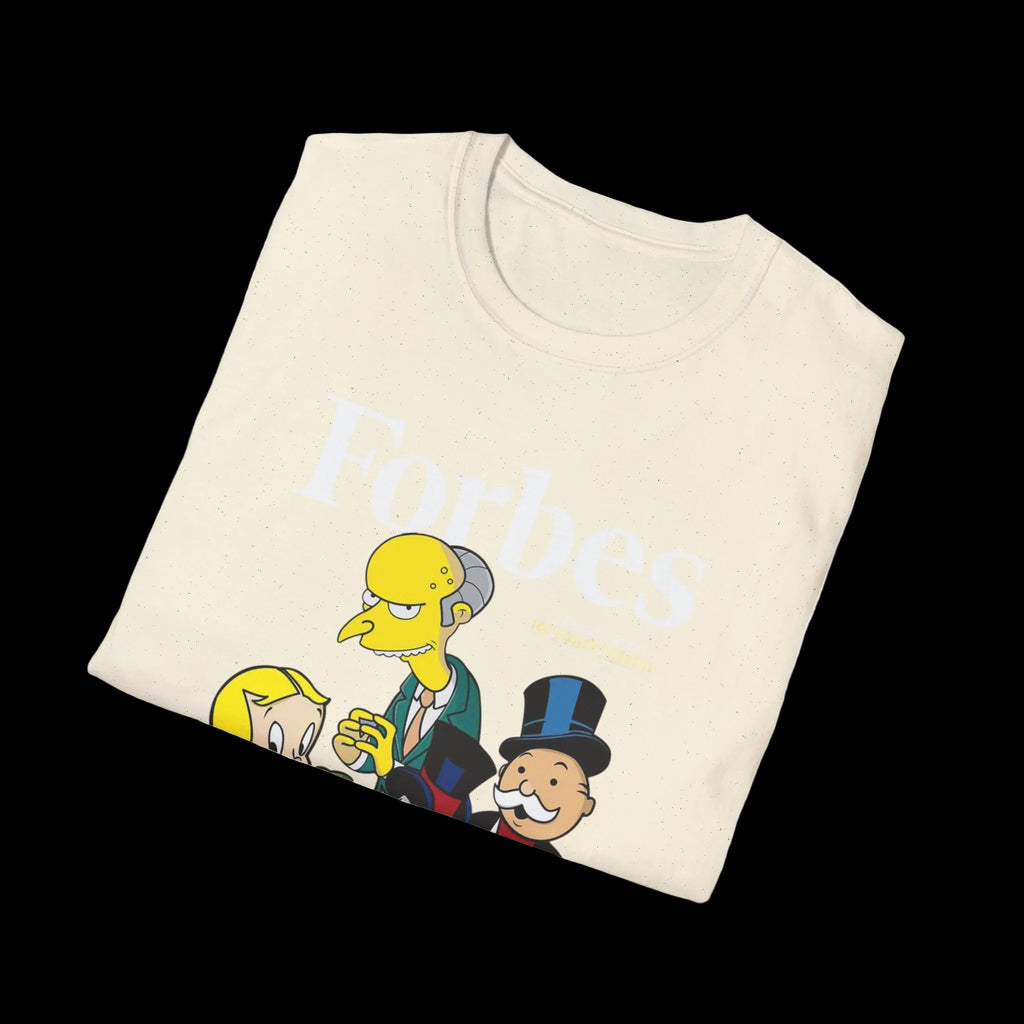 T-Shirt — 'Billionaires' Cartoon Parody Graphic Tee