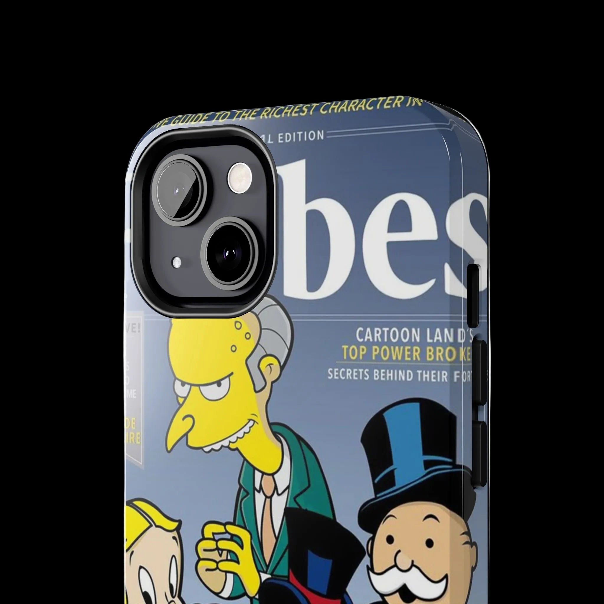 Tough Phone Case — Cartoon Millionaire Magazine Design
