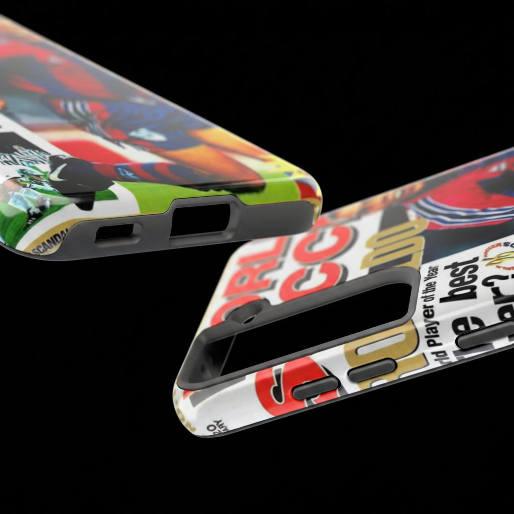 R9 Soccer Magazine Phone Case