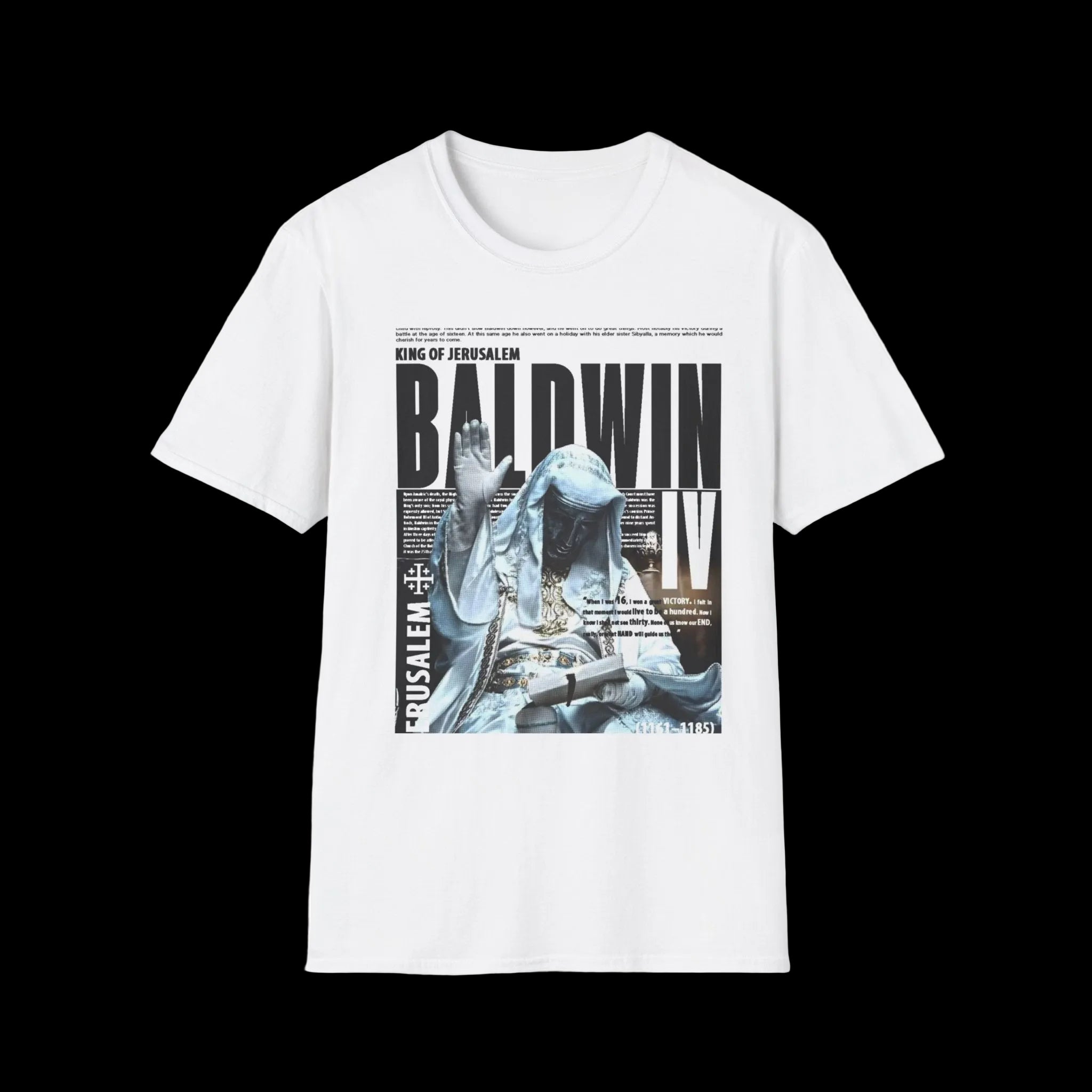King Baldwin IV 'King of Jerusalem' Tee