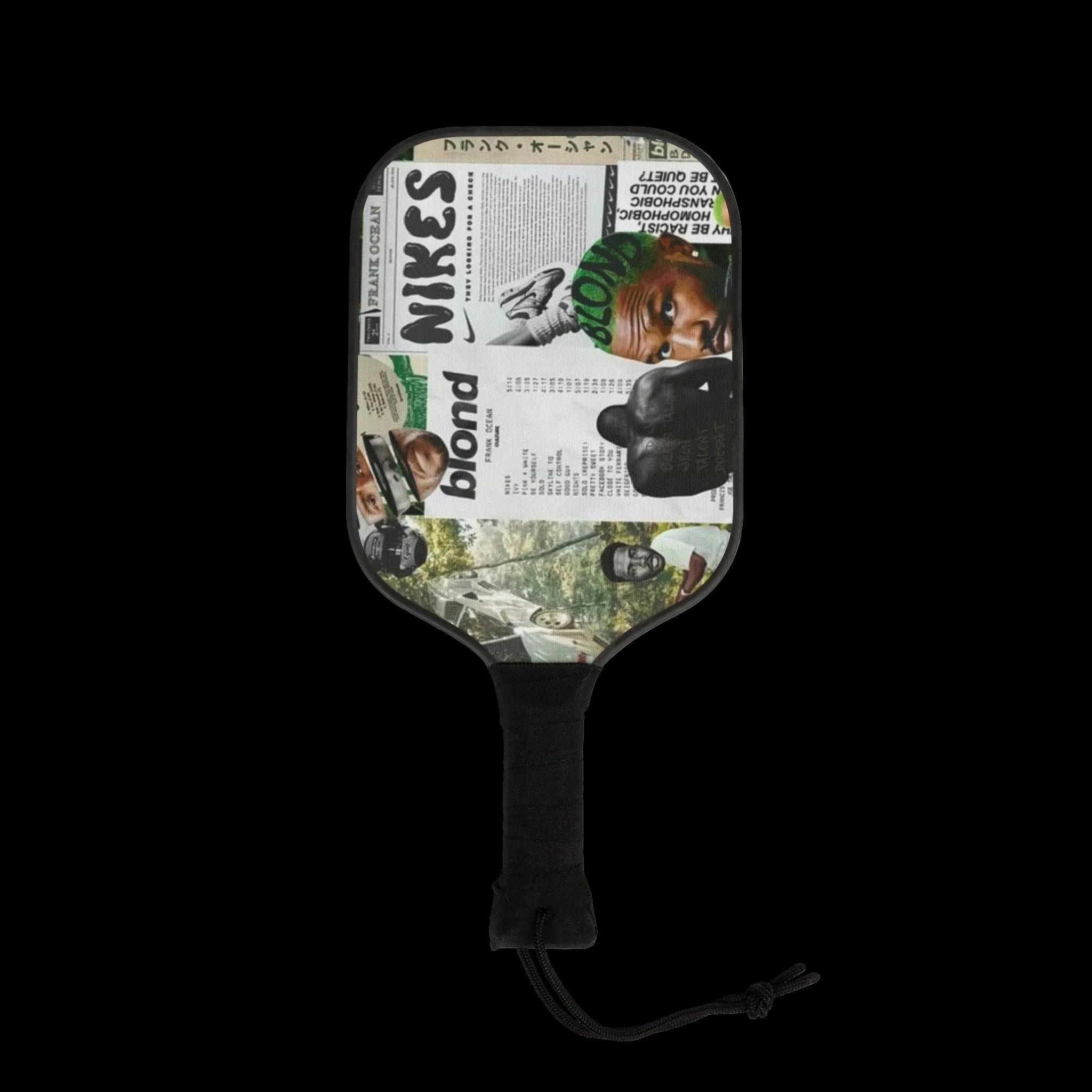 Frank Ocean's Blond Collage Design Pickleball Kit with Textured Grip