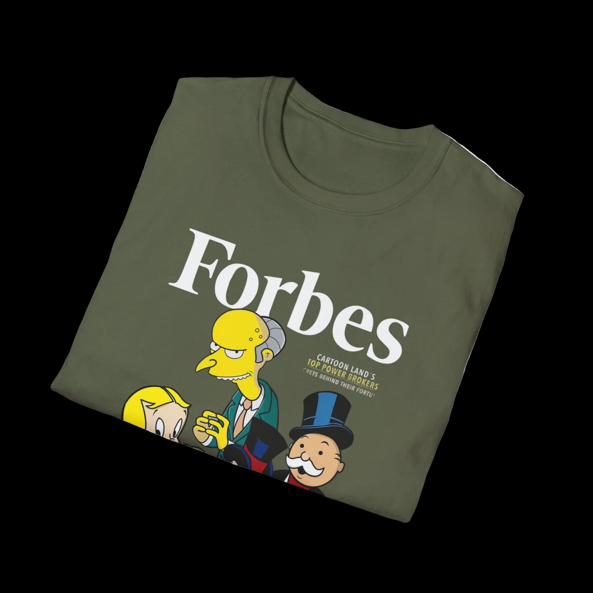 T-Shirt — 'Billionaires' Cartoon Parody Graphic Tee