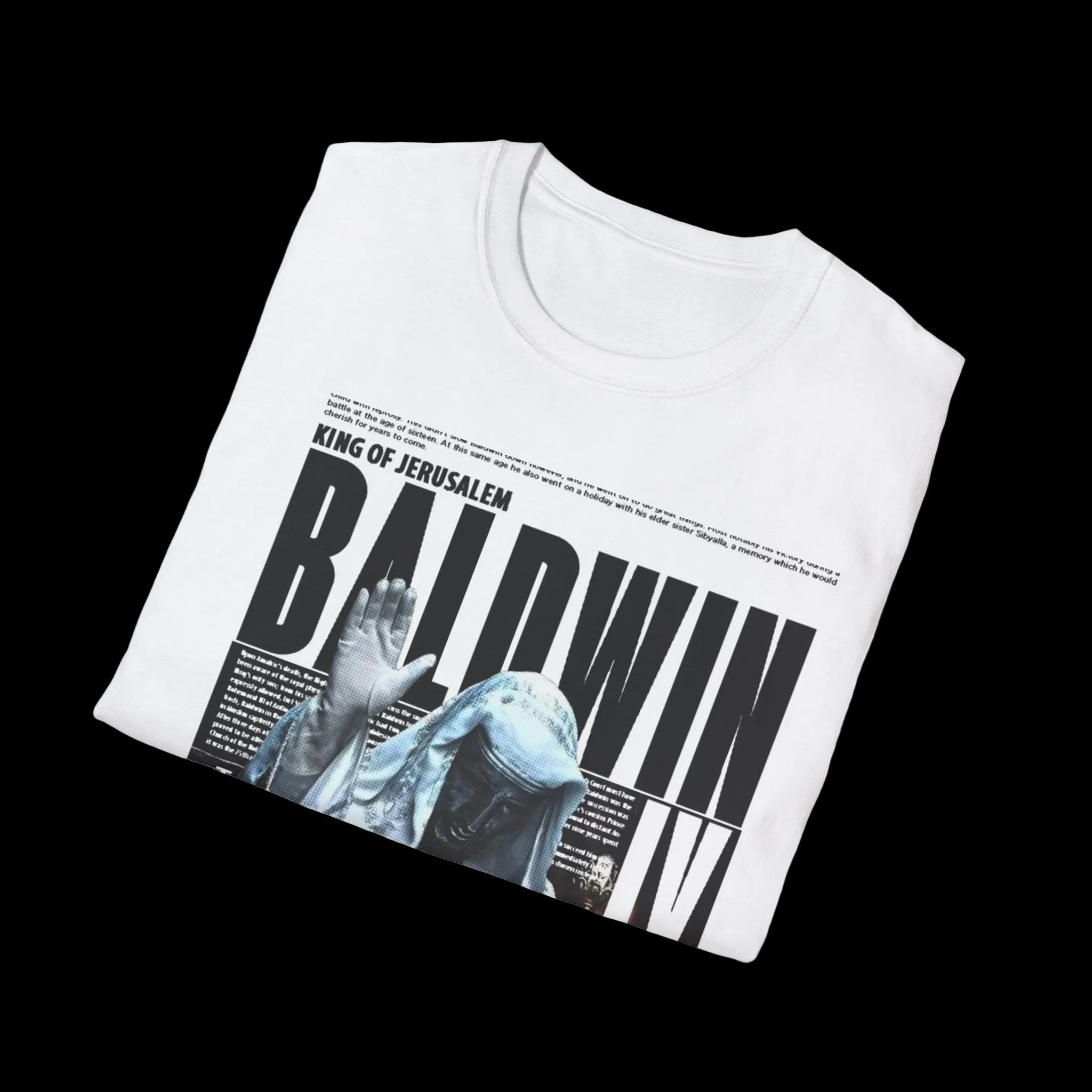 King Baldwin IV 'King of Jerusalem' Tee