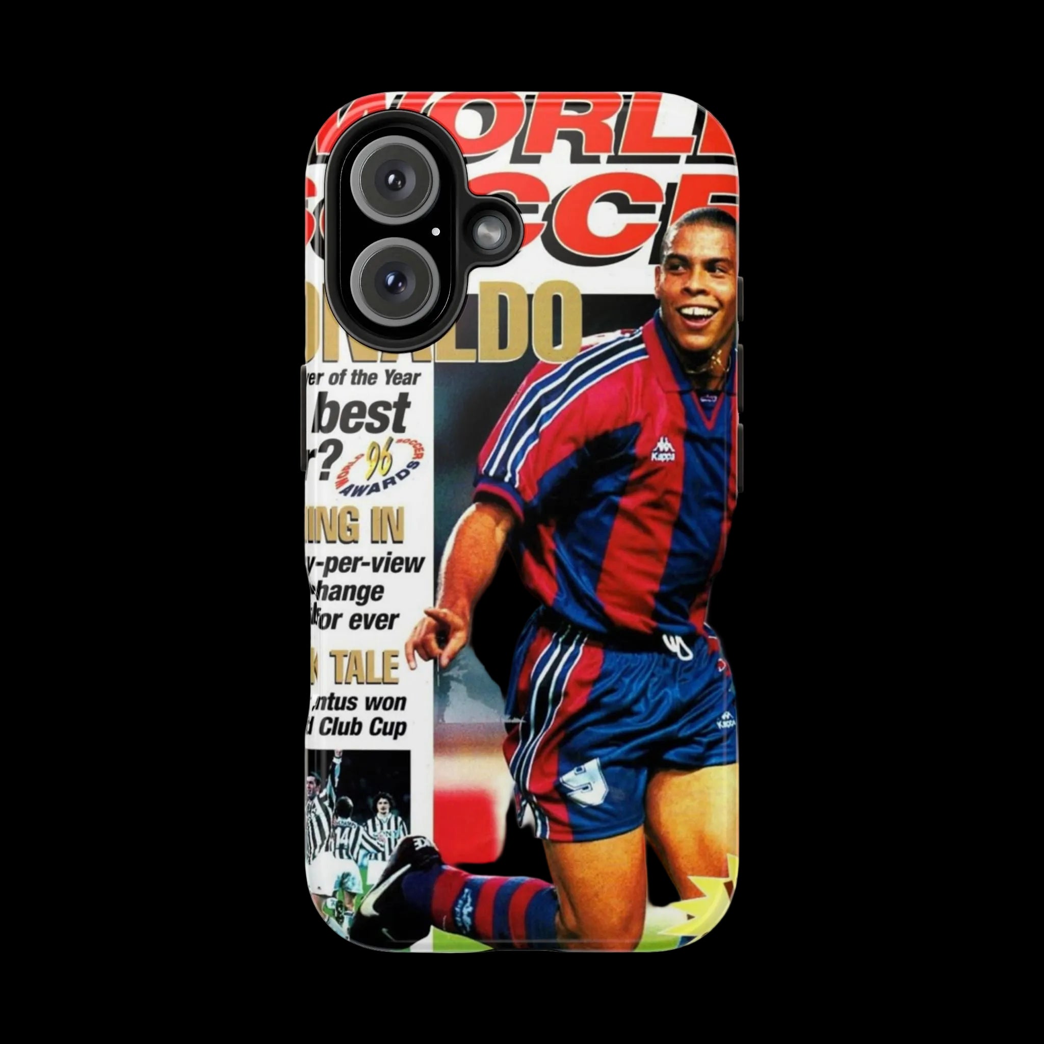 R9 Soccer Magazine Phone Case