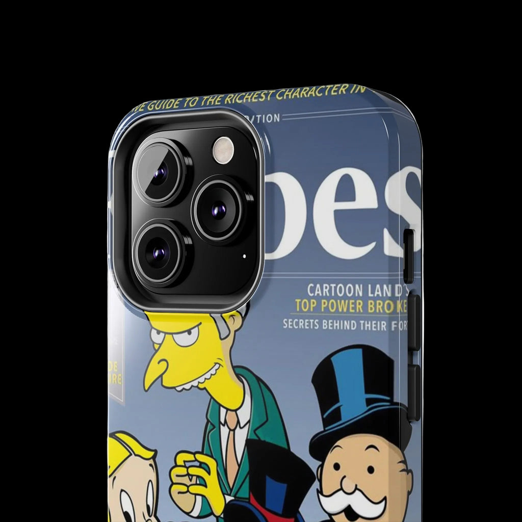 Tough Phone Case — Cartoon Millionaire Magazine Design