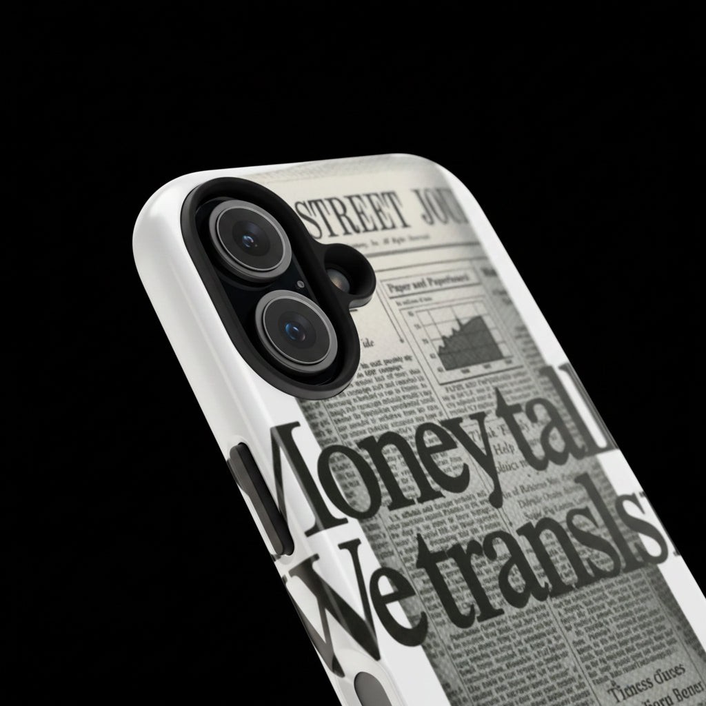WSJ 'Money Talks, We Translate' Phone Case