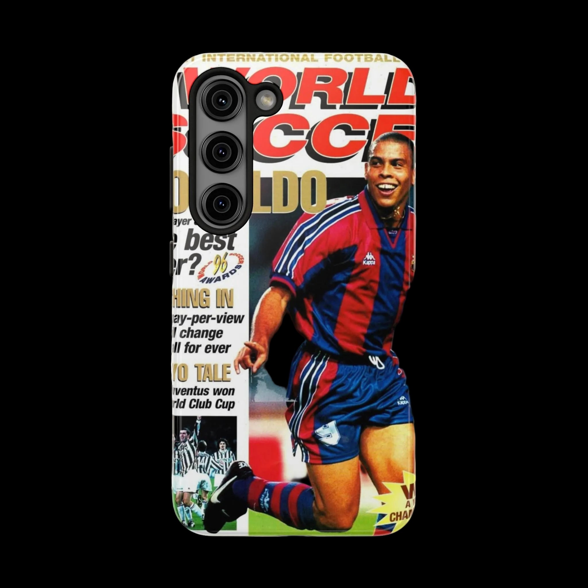 R9 Soccer Magazine Phone Case
