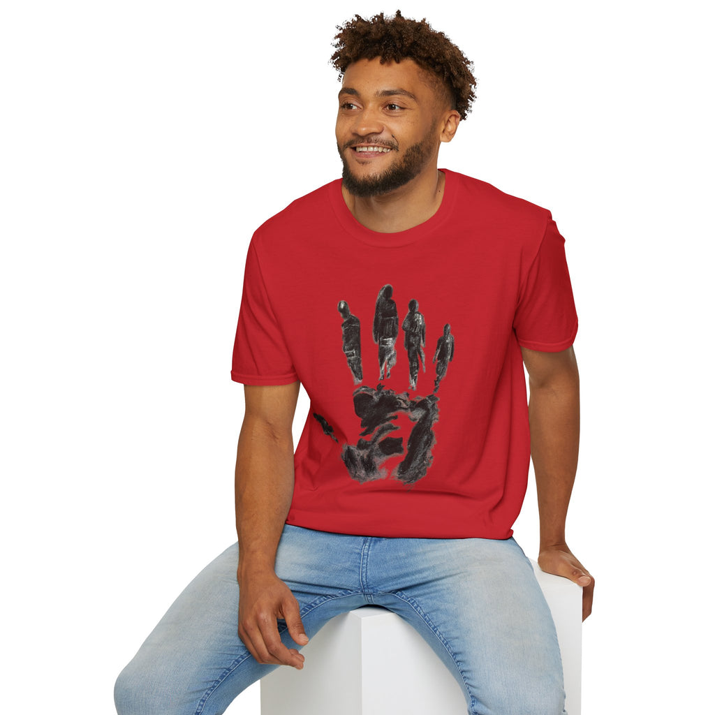 Abstract Handprint Silhouette T-Shirt