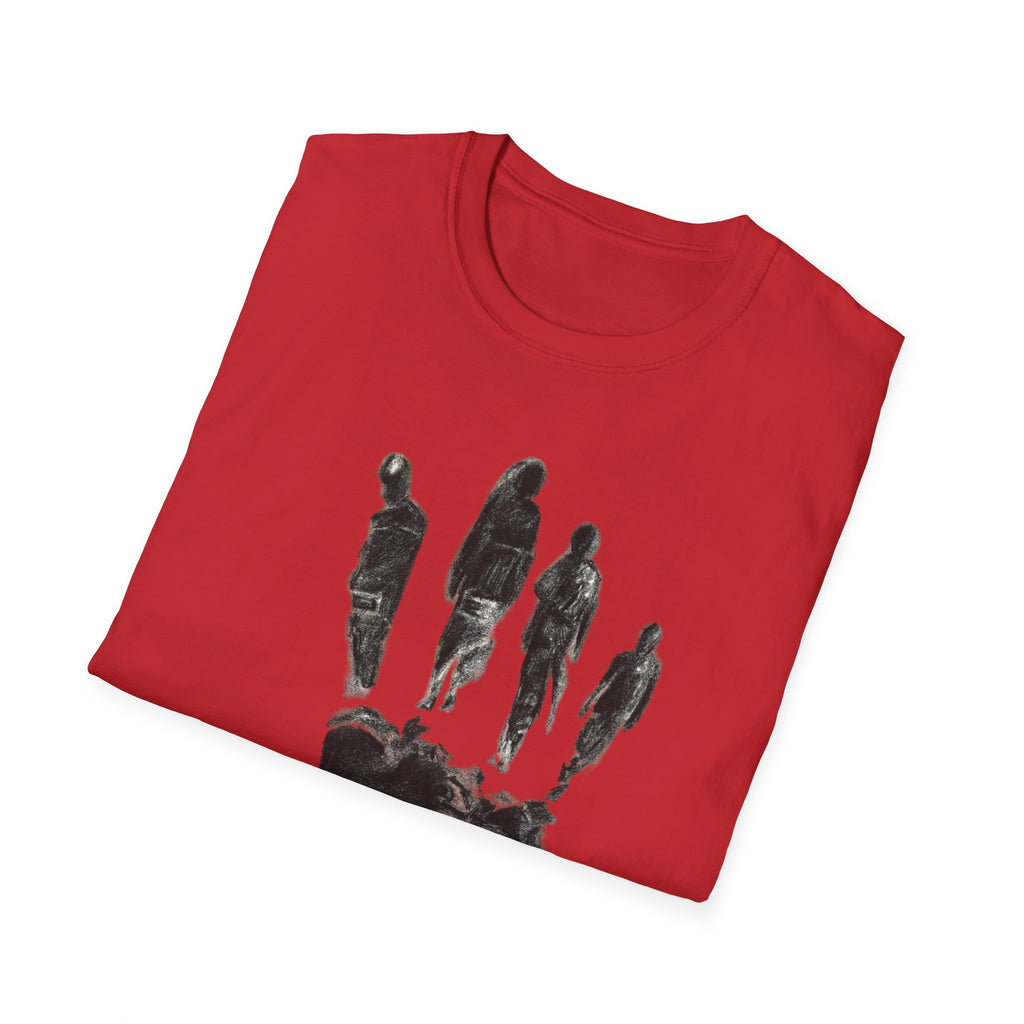 Abstract Handprint Silhouette T-Shirt