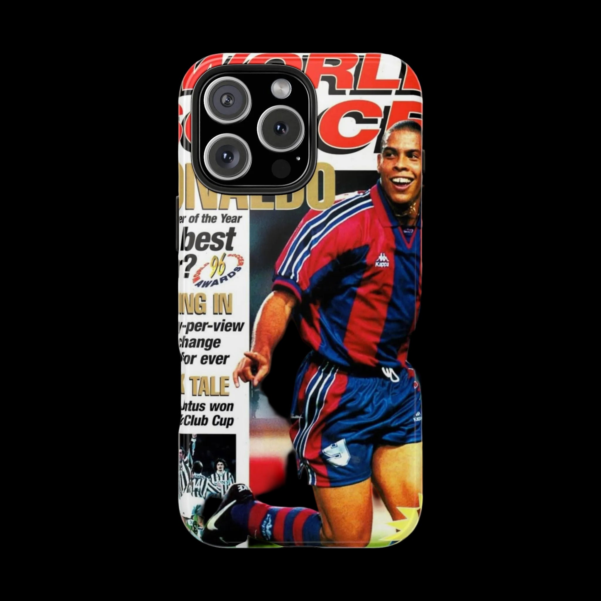 R9 Soccer Magazine Phone Case