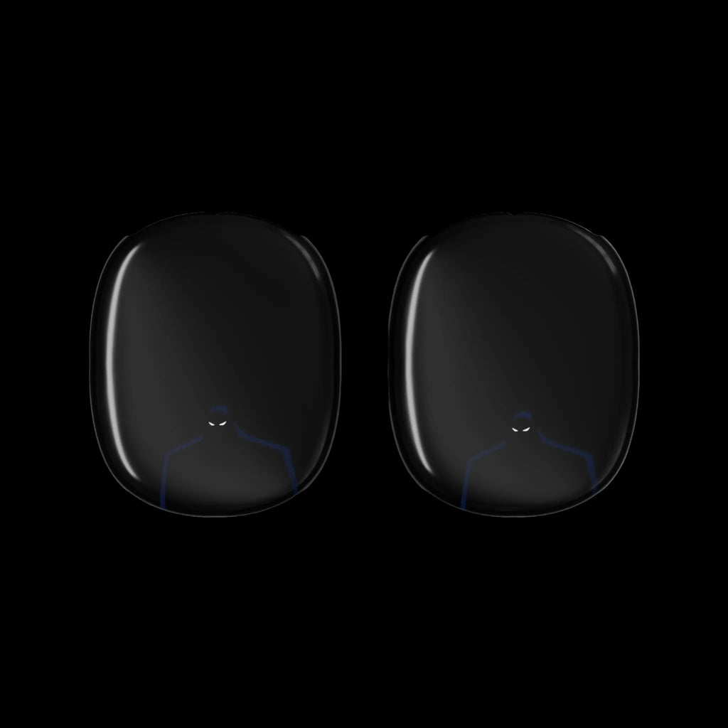 Batman AirPods Max Shell Case — Glossy Black Protective Ear Cup Covers