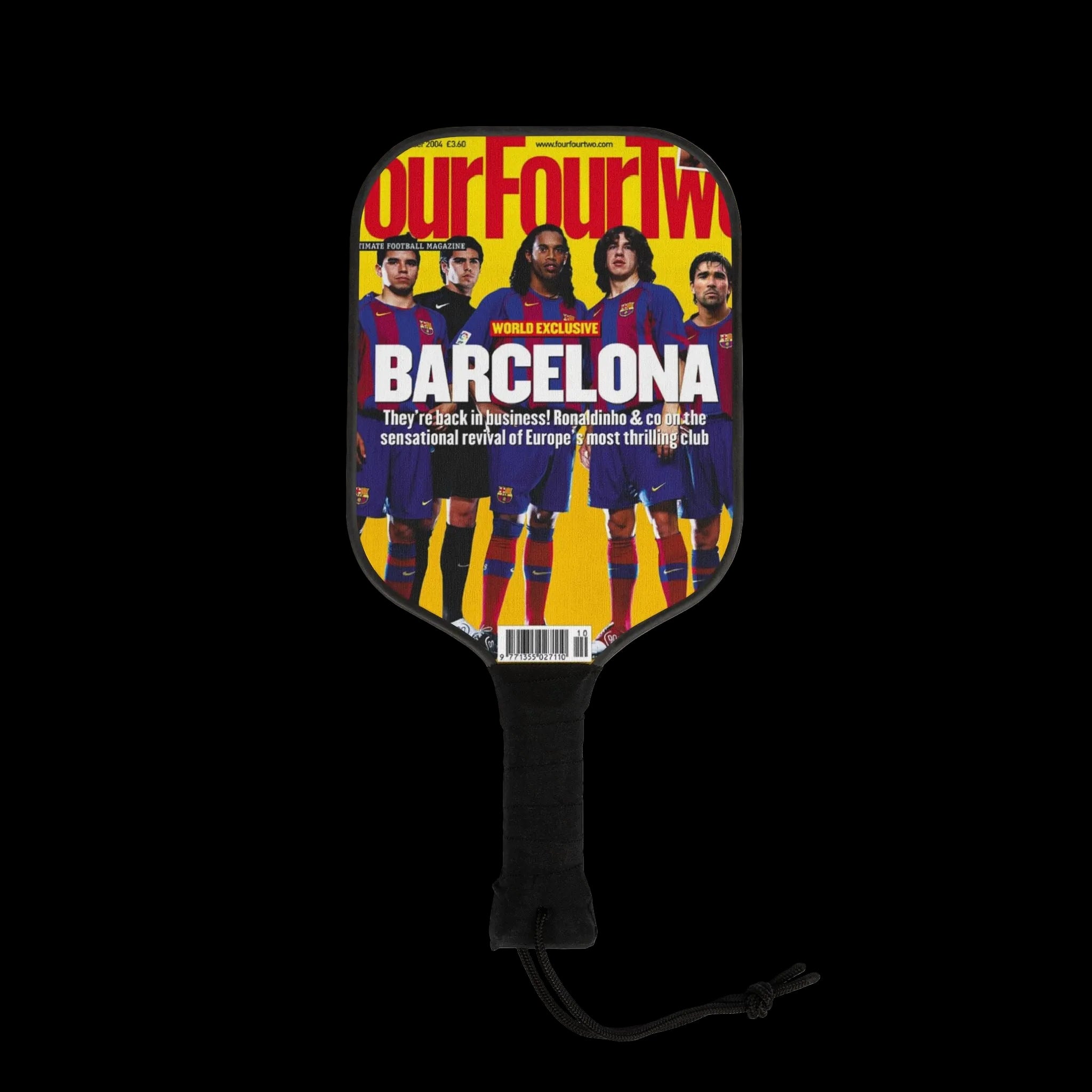 Pickleball Paddle Set — Barcelona Magazine Cover Design