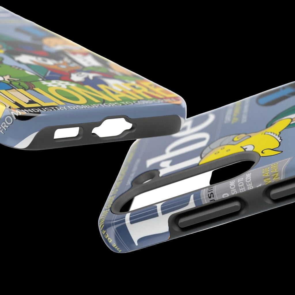Tough Phone Case — Cartoon Millionaire Magazine Design