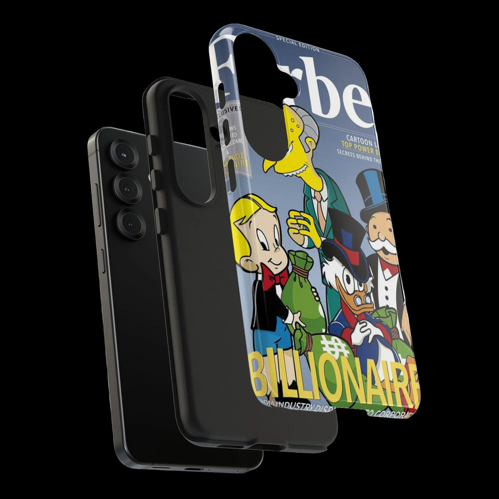 Tough Phone Case — Cartoon Millionaire Magazine Design