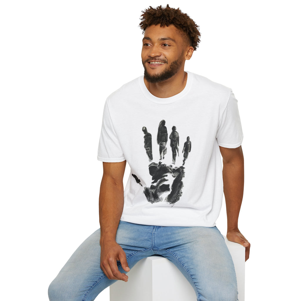 Abstract Handprint Silhouette T-Shirt