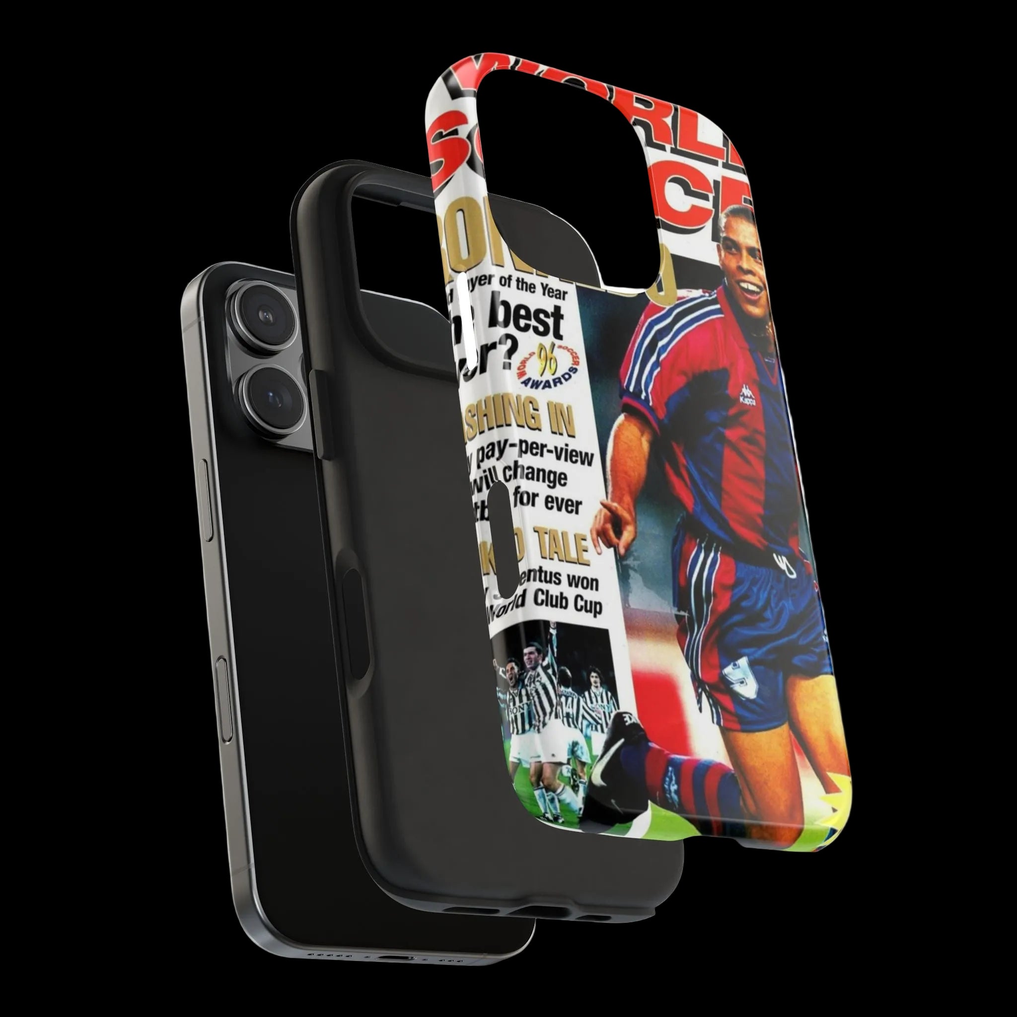 R9 Soccer Magazine Phone Case