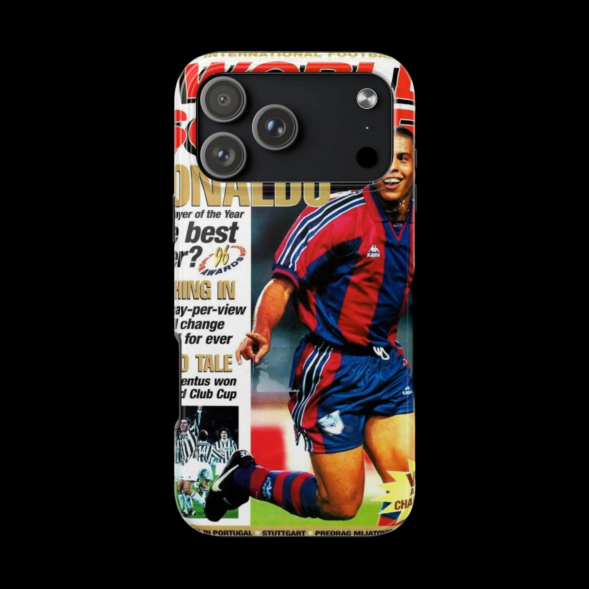 R9 Soccer Magazine Phone Case