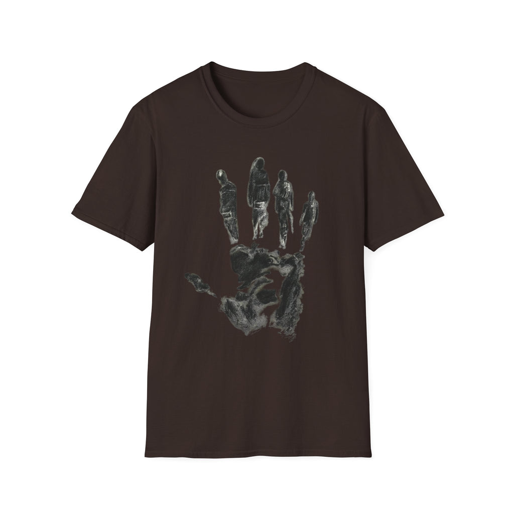 Abstract Handprint Silhouette T-Shirt