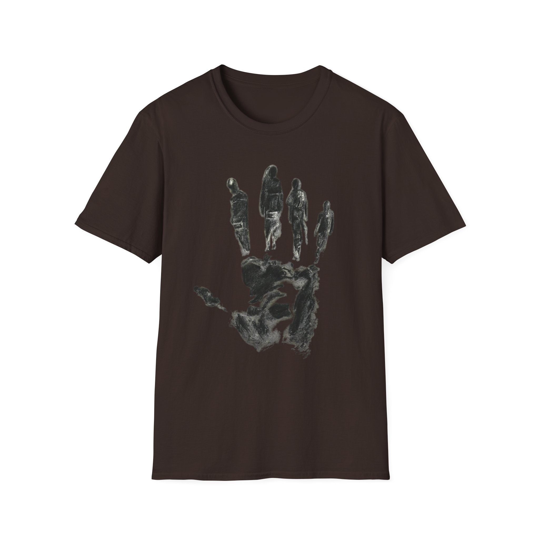 Abstract Handprint Silhouette T-Shirt