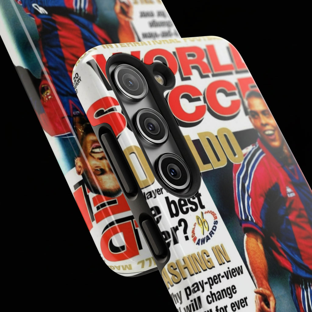 R9 Soccer Magazine Phone Case