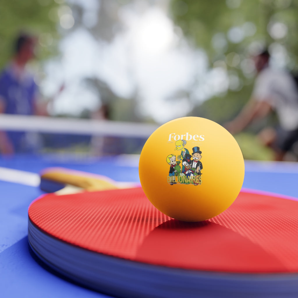 Ping Pong Balls — 6-Pack “Billionaires” Logo Table Tennis Balls