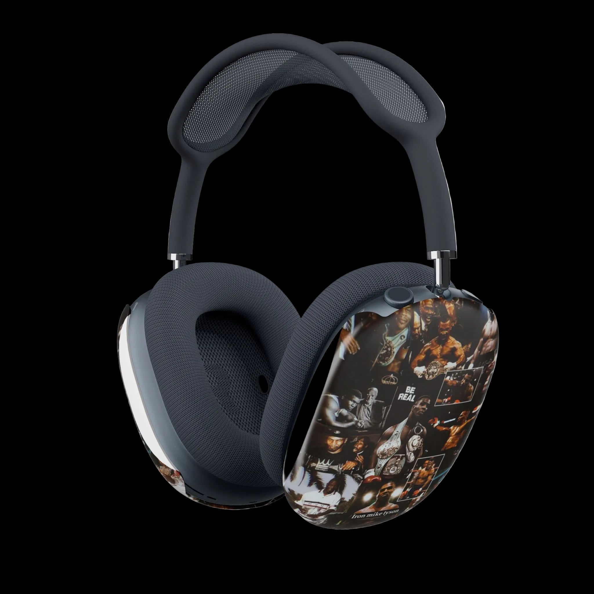 Boxing Collage AirPods Max Shell Case — Vintage Fighter Photo Design