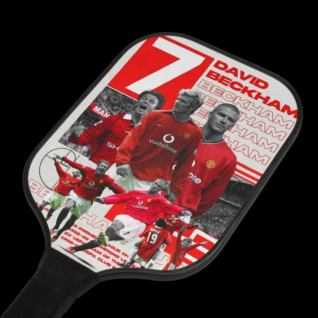 David Beckham #7 Soccer Retro Pickleball Paddle Set