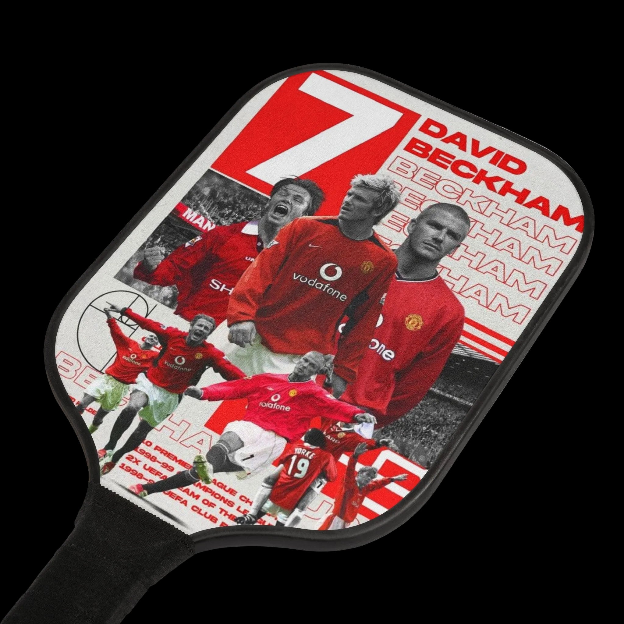 David Beckham #7 Soccer Retro Pickleball Paddle Set