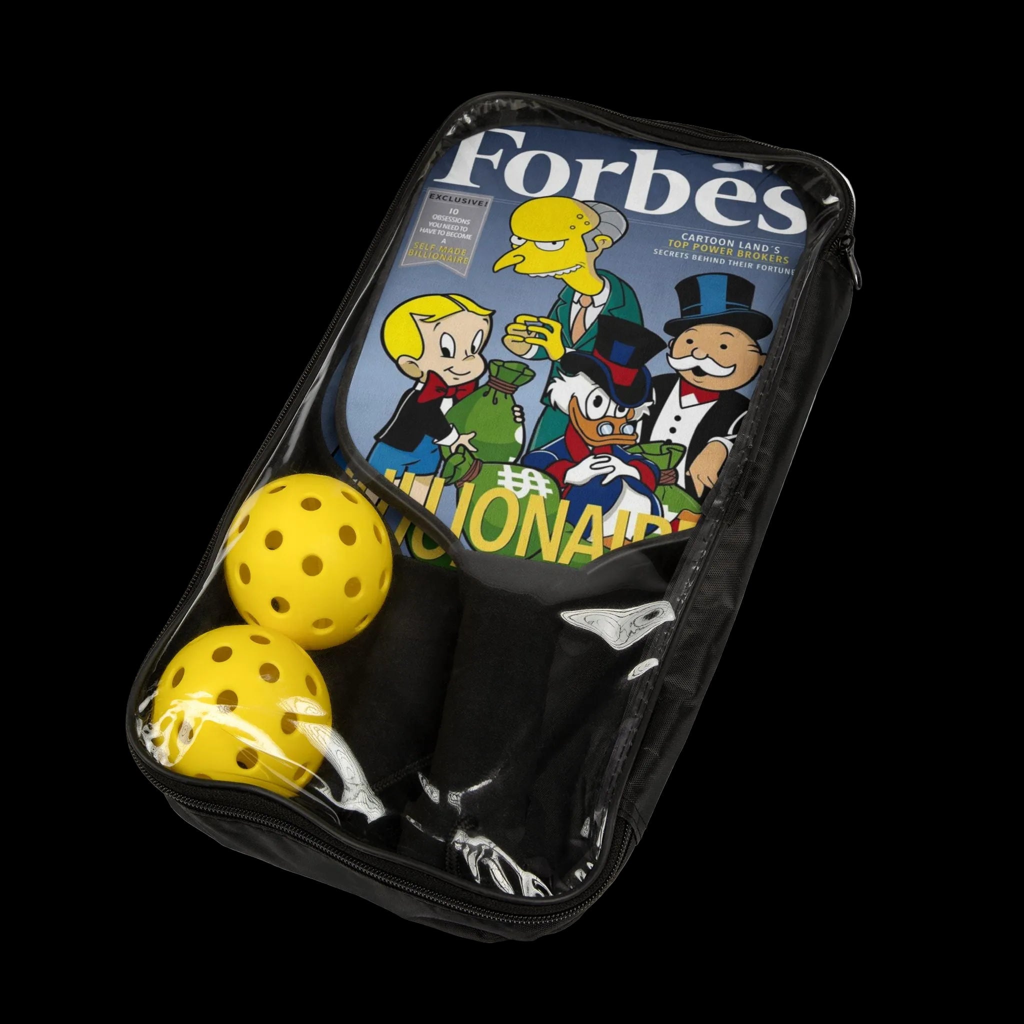 Forbes Monopoly Cover Pickleball Paddle Set