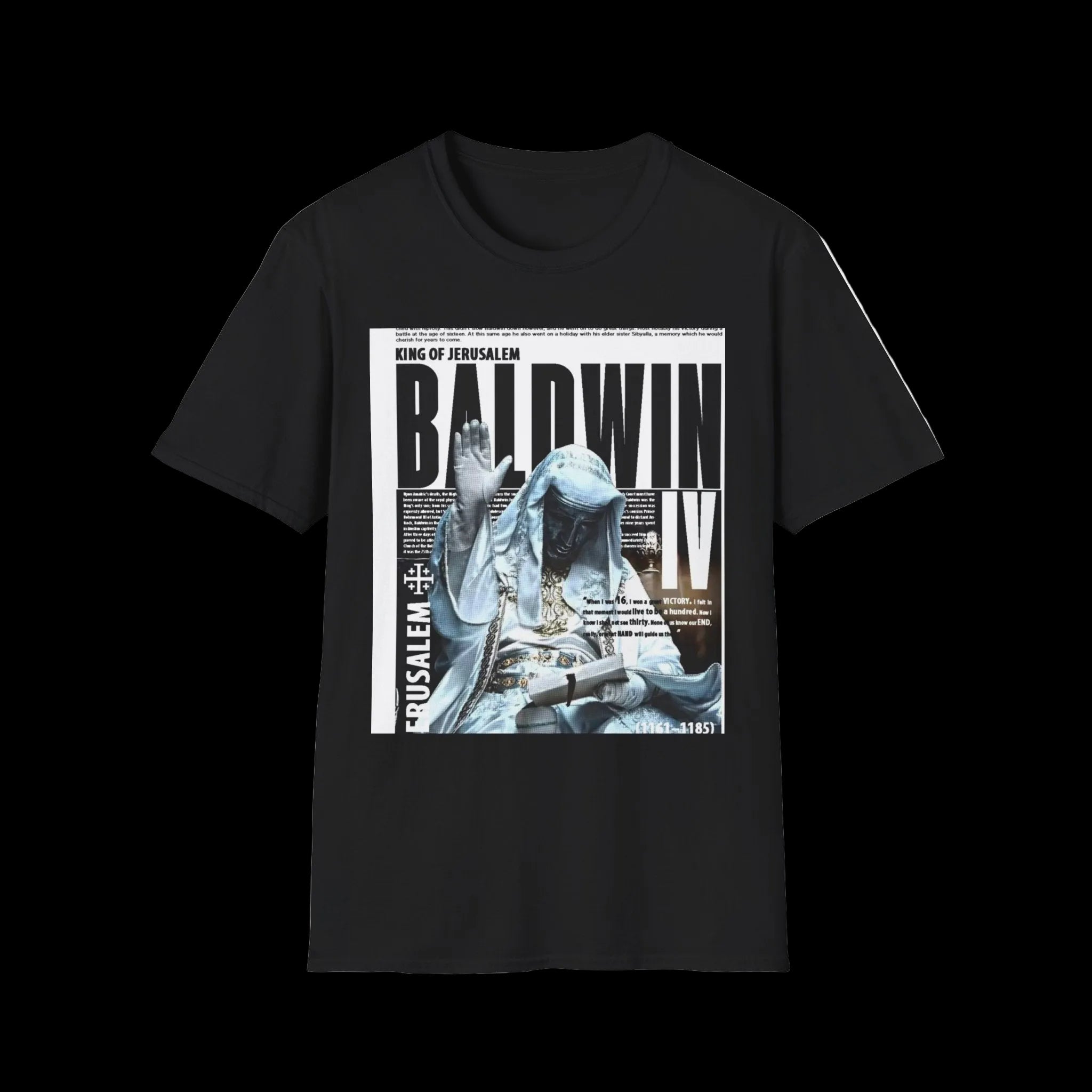 King Baldwin IV 'King of Jerusalem' Tee
