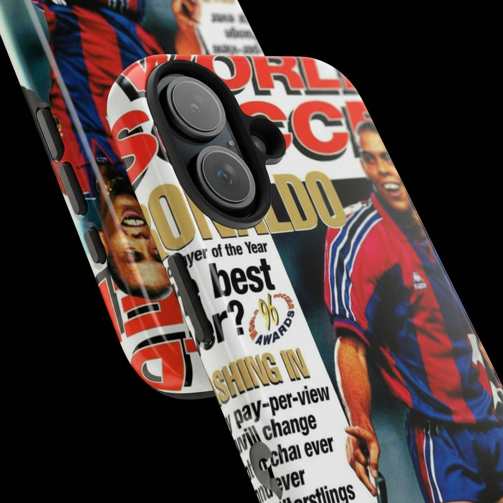 R9 Soccer Magazine Phone Case