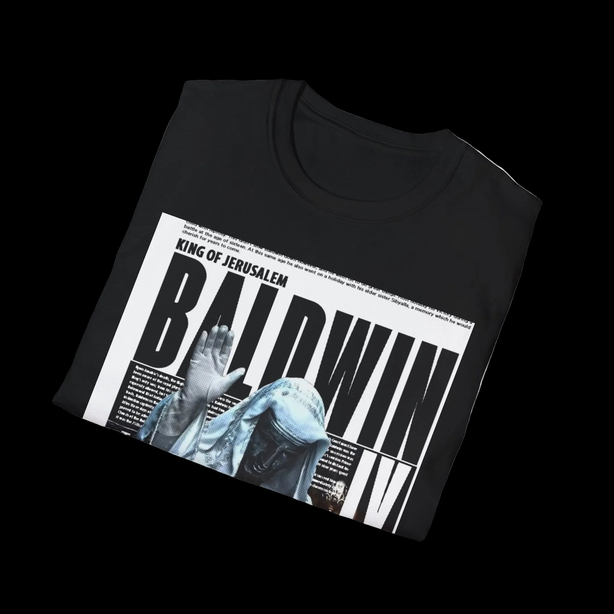 King Baldwin IV 'King of Jerusalem' Tee