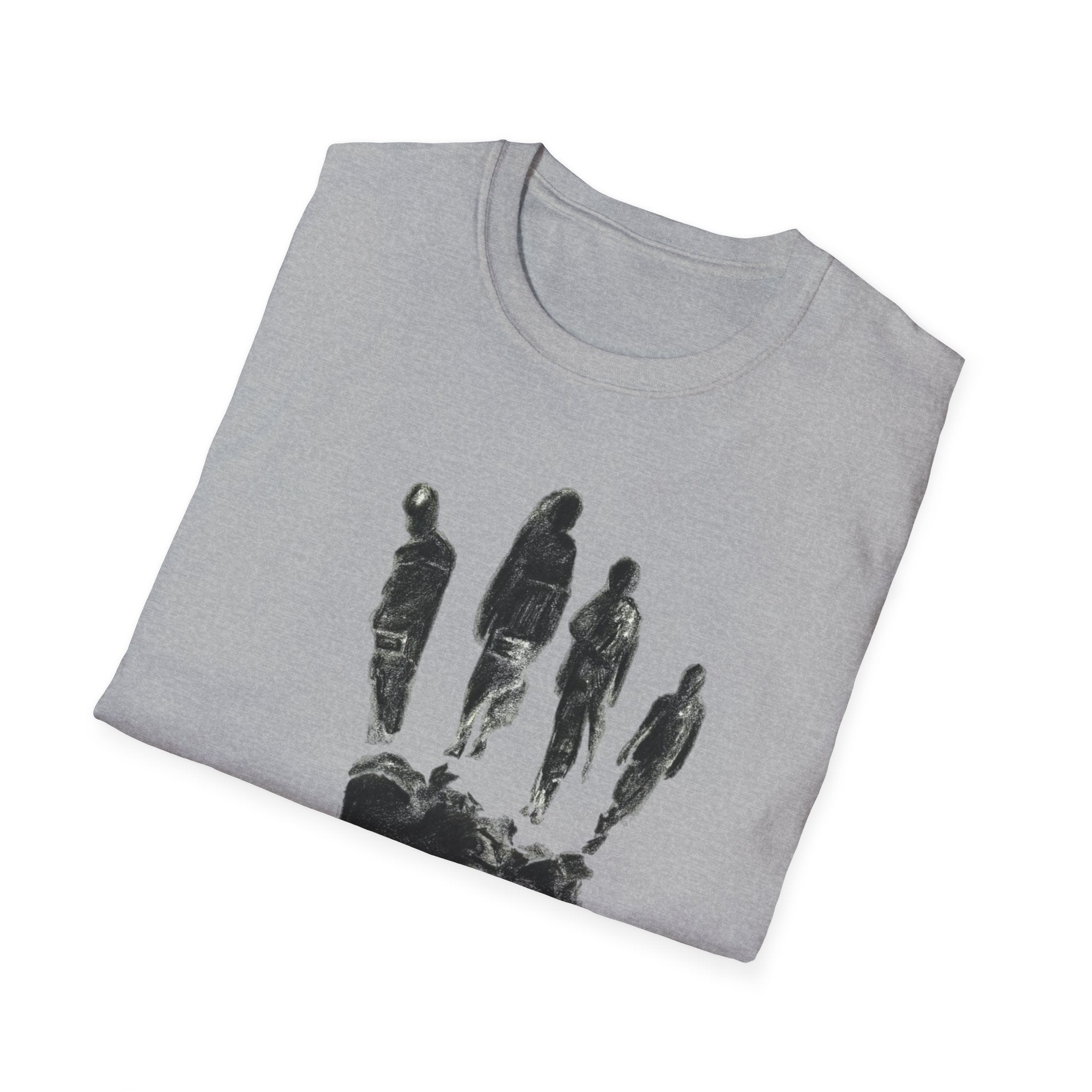 Abstract Handprint Silhouette T-Shirt
