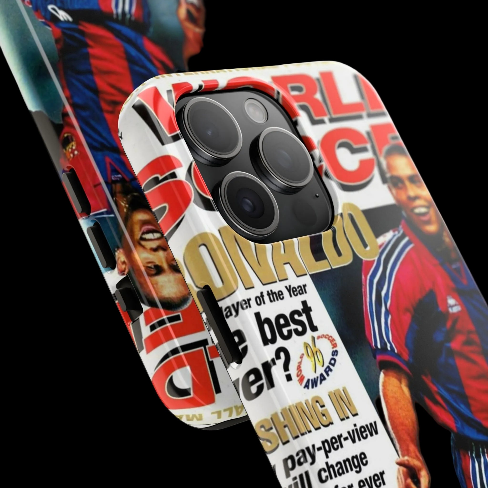R9 Soccer Magazine Phone Case