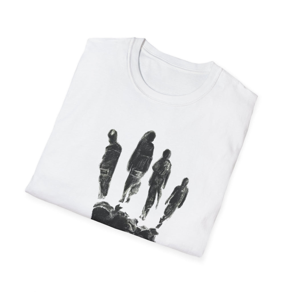 Abstract Handprint Silhouette T-Shirt