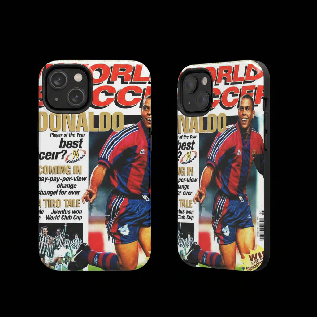 R9 Soccer Magazine Phone Case