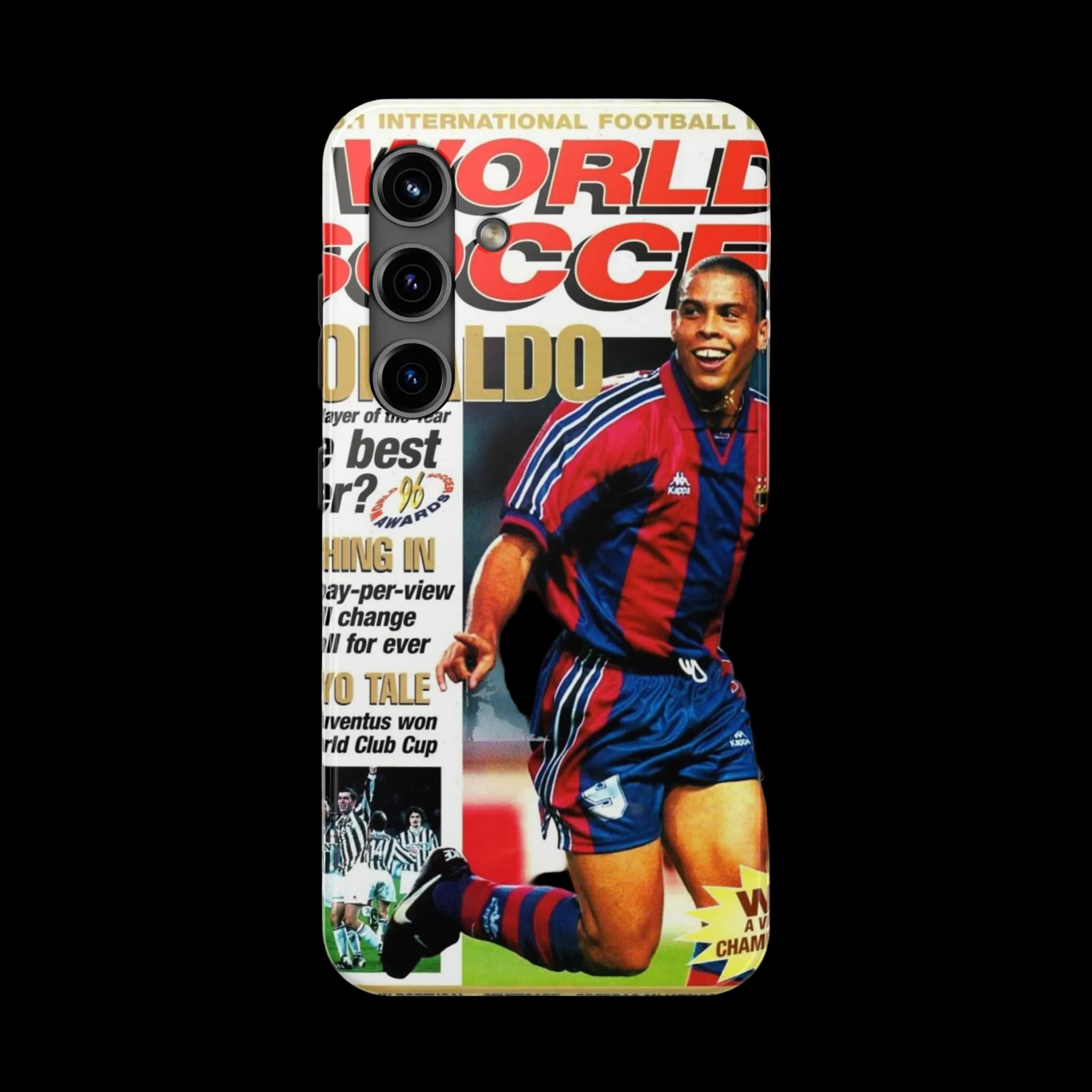 R9 Soccer Magazine Phone Case