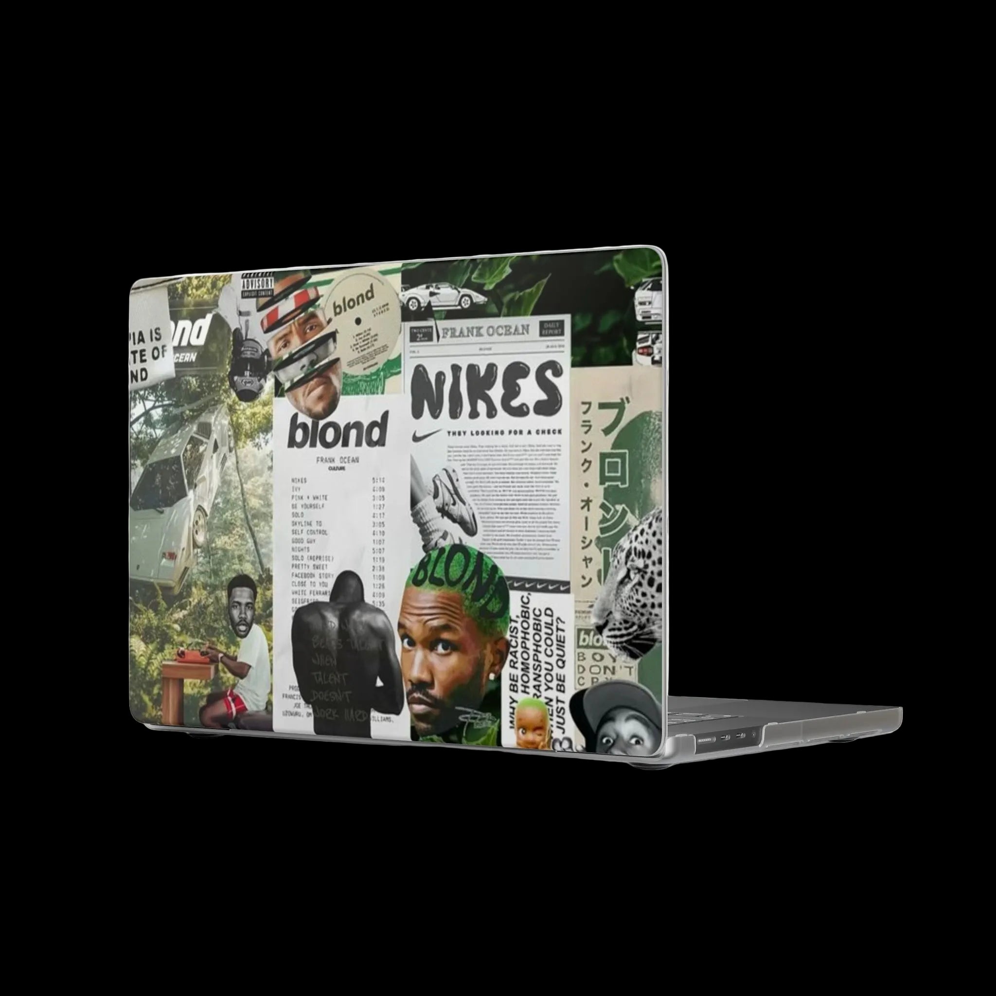 MacBook Case - Green Blonde Collage Matte Laptop Skin (Fits MacBook Air & Pro)