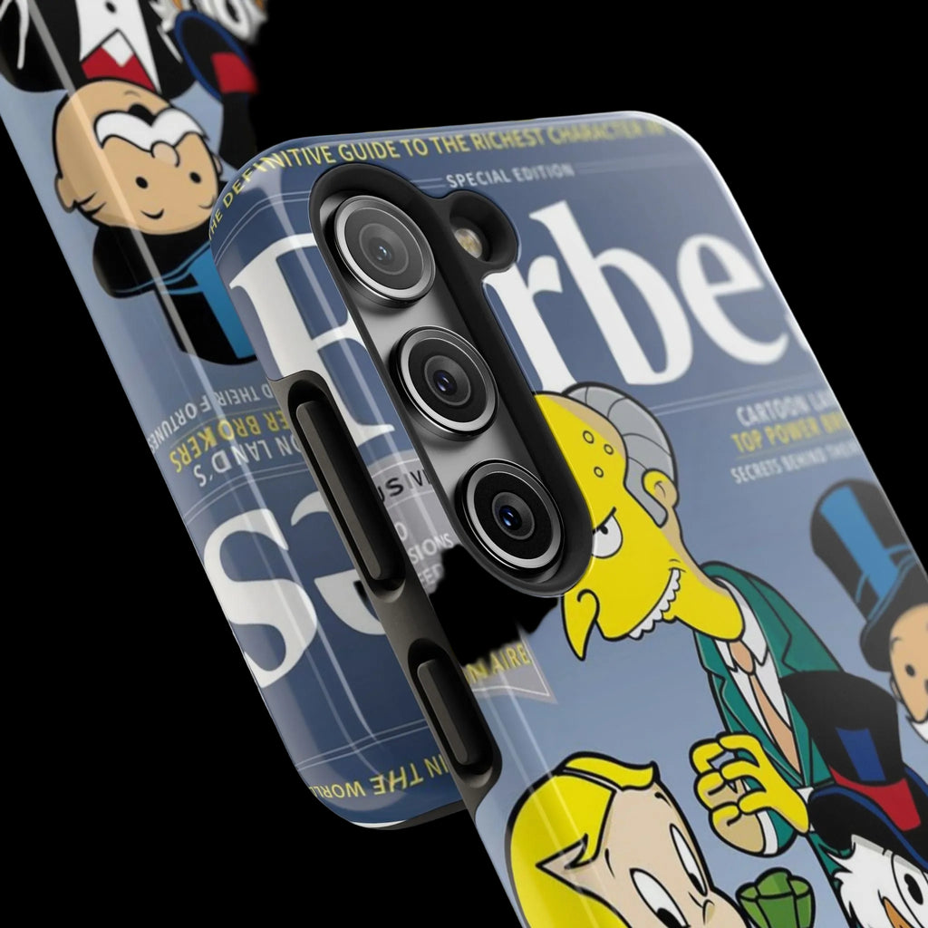 Tough Phone Case — Cartoon Millionaire Magazine Design