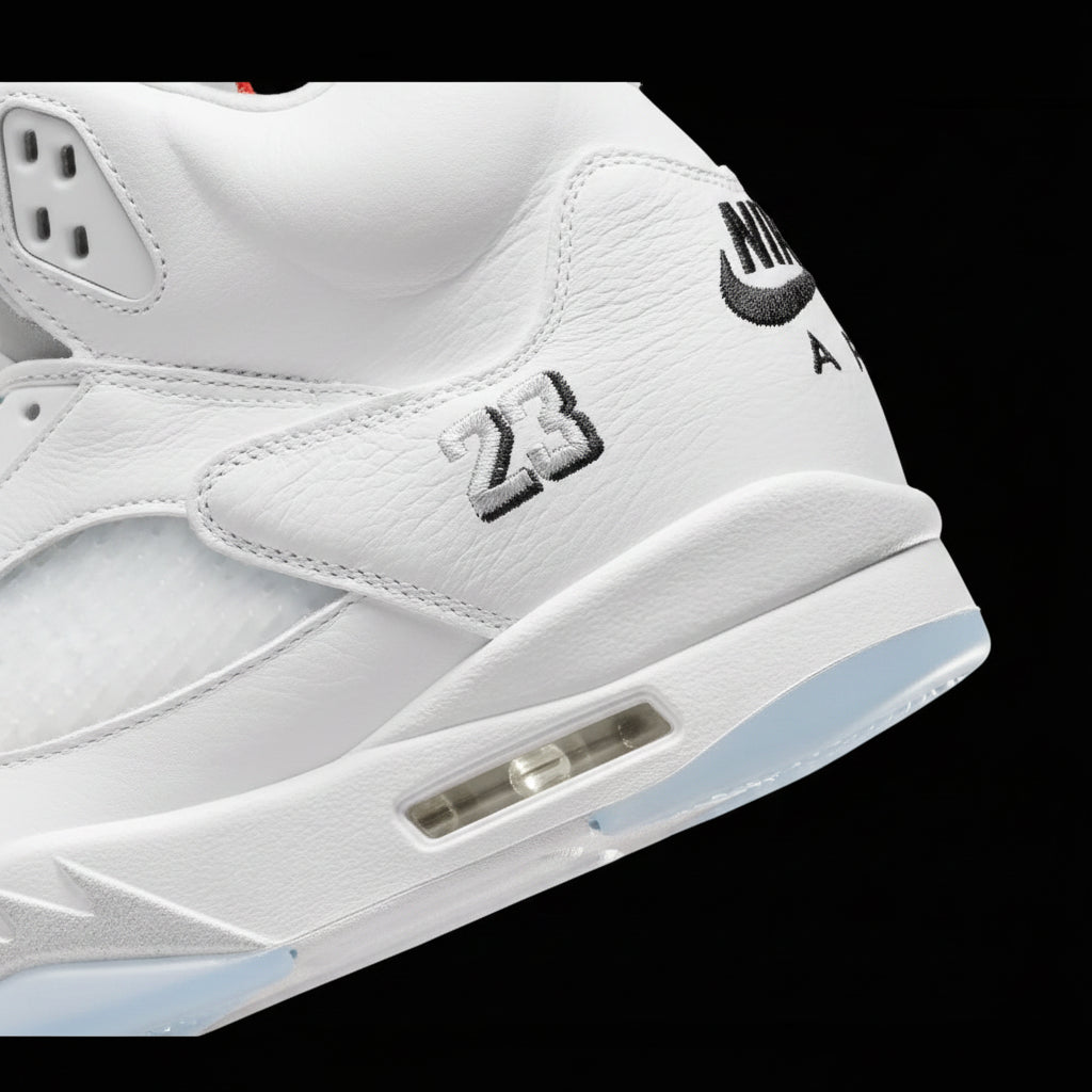 Air Jordan 5 Retro OG 'White Metallic'