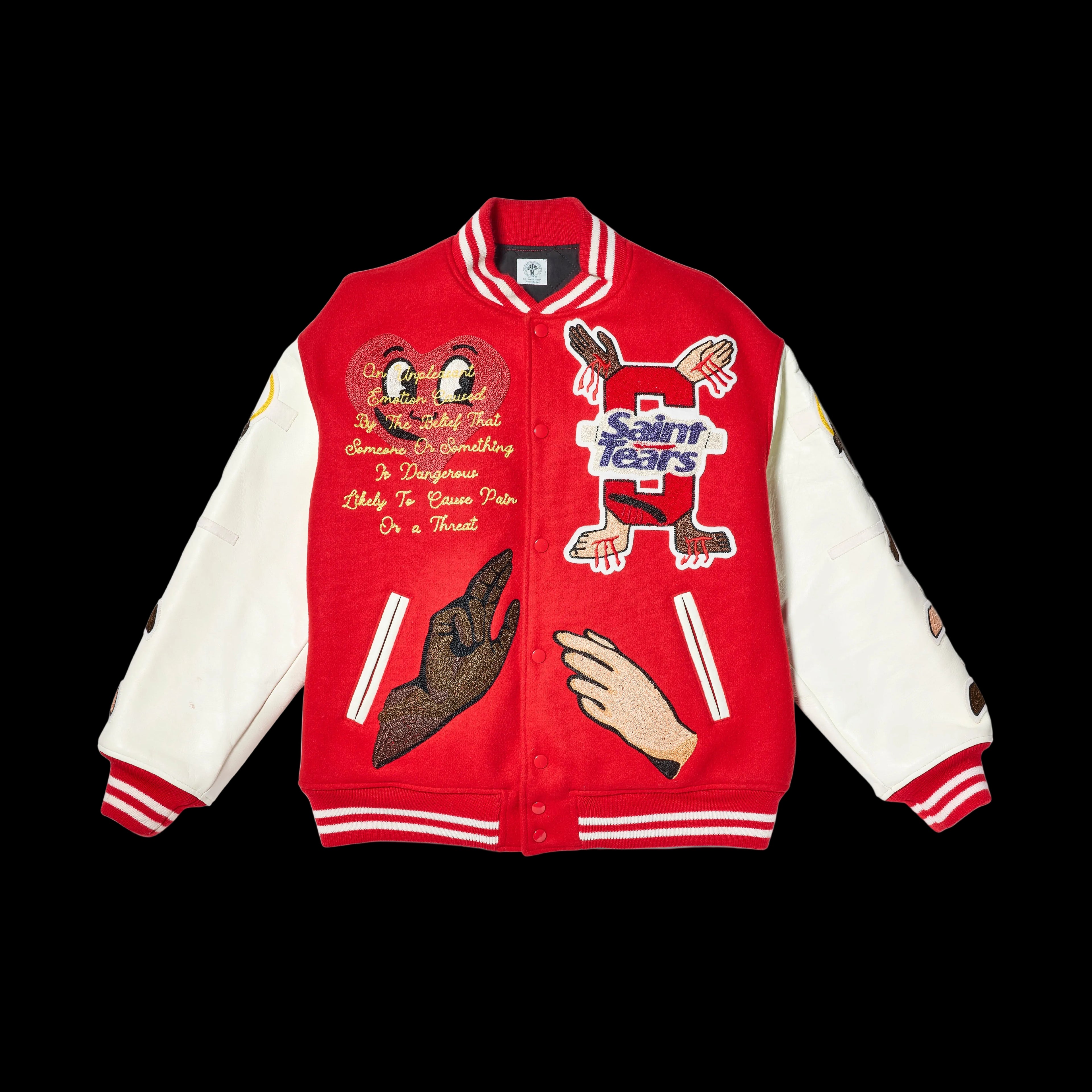 SAINT MICHAEL X DENIM TEARS Saint Tears Varsity Jacket