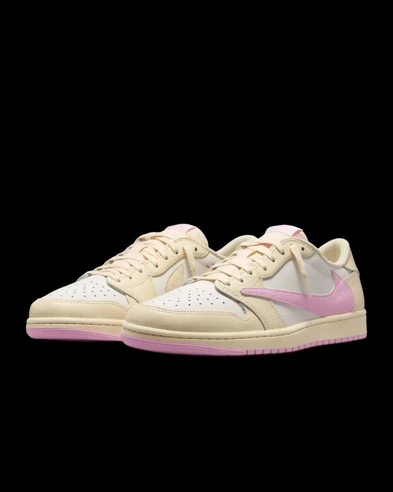 Air Jordan 1 Low x Travis Scott Muslin and Shy Pink
