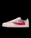 Air Jordan 1 Low x Travis Scott Shy Pink and Tropical Pink
