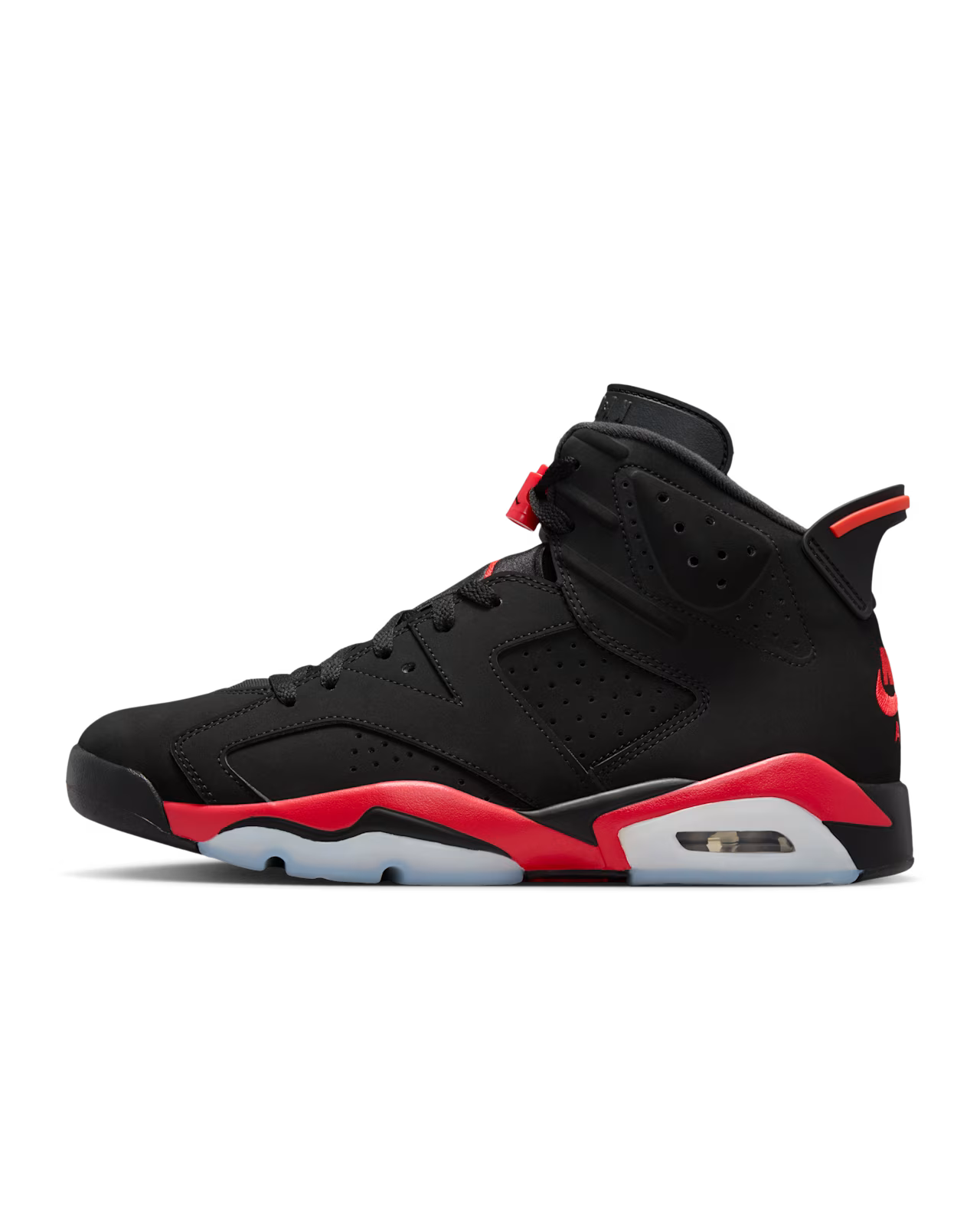 Air Jordan 6 Retro 'Infrared Salesman' Black and Light Crimson