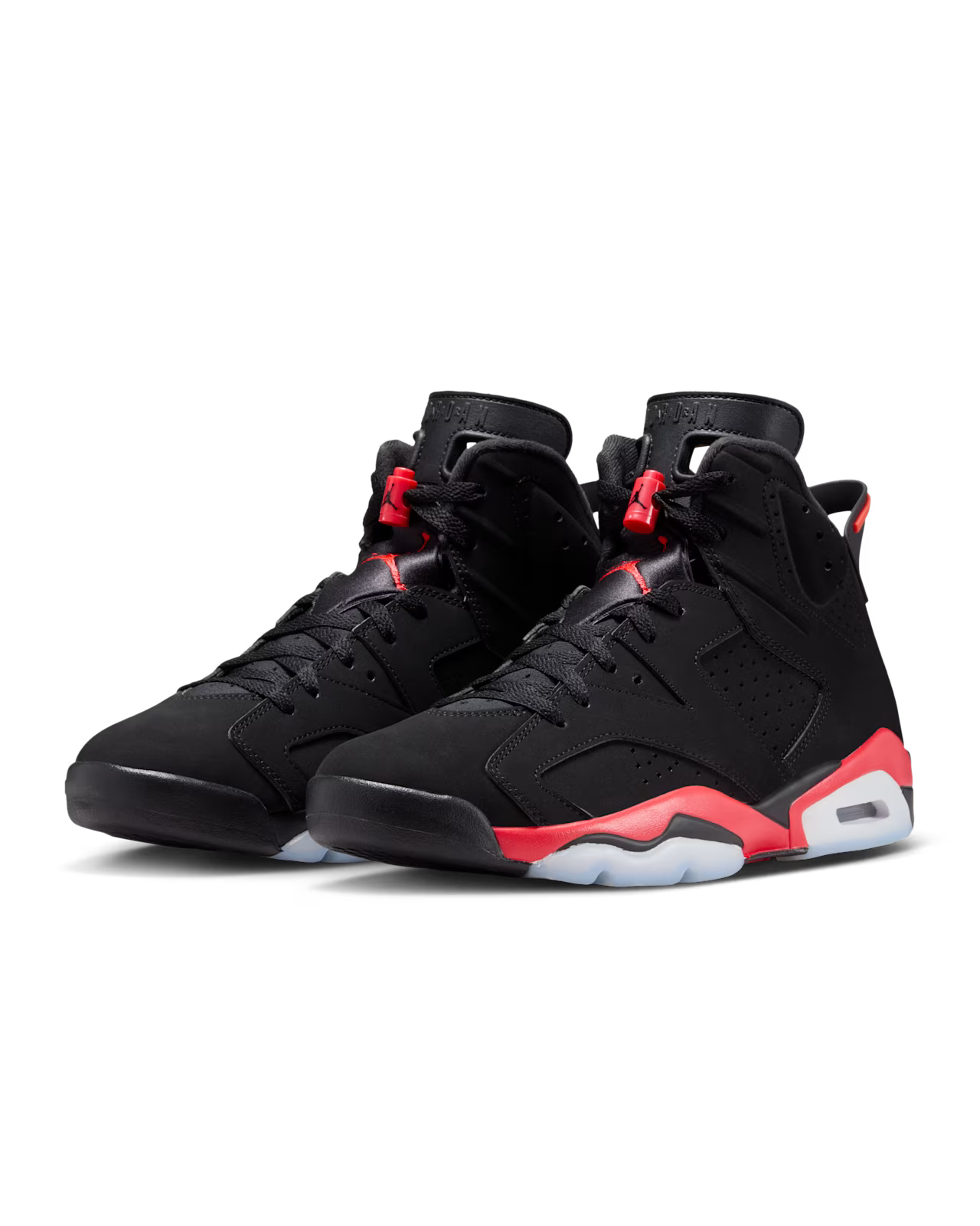 Air Jordan 6 Retro 'Infrared Salesman' Black and Light Crimson