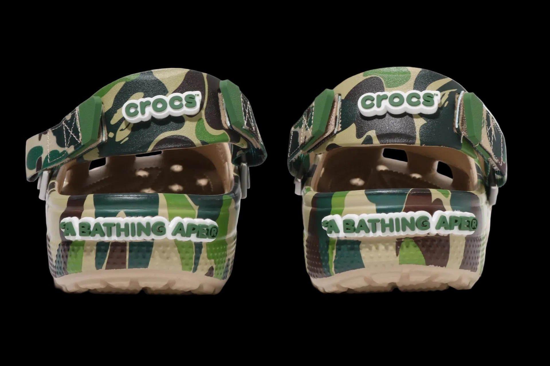 BAPE® X-CROCS CLOG "GREEN CAMO"