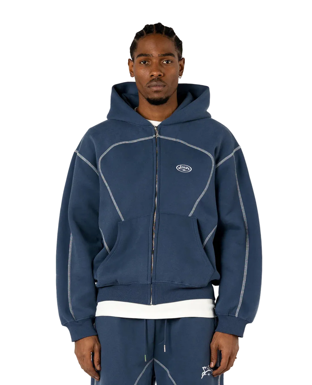 DIVINBYDIVIN Ocean Line Zip hoodie